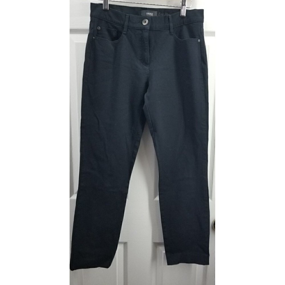 BRAX New Magic Shakira Ladies Stretch Slim Fit Jeans Black Size 27 X 27 hemmed